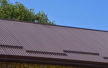 typical The Six Towns corrugated roof uses